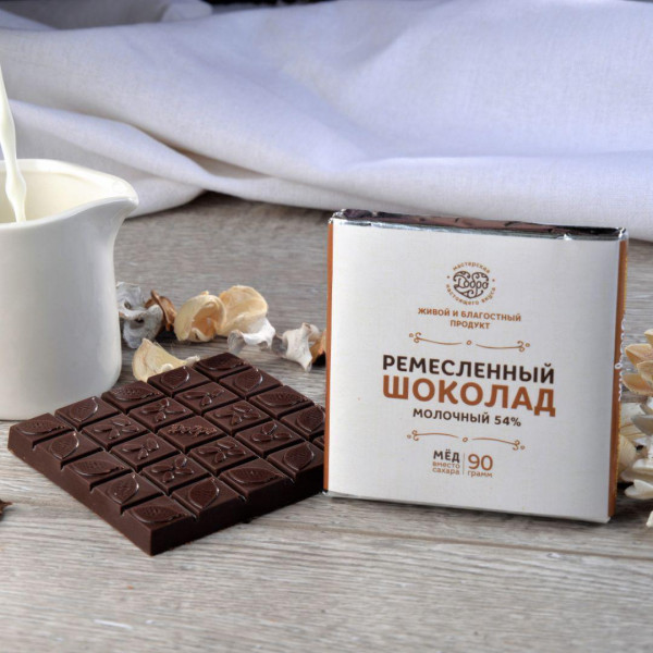 Шоколад молочный на меду КЛАССИЧЕСКИЙ. Фото